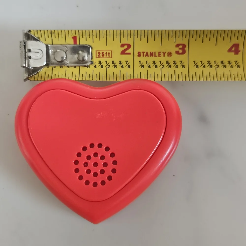 NIB - White Plush Cat Toy with Red Heart
